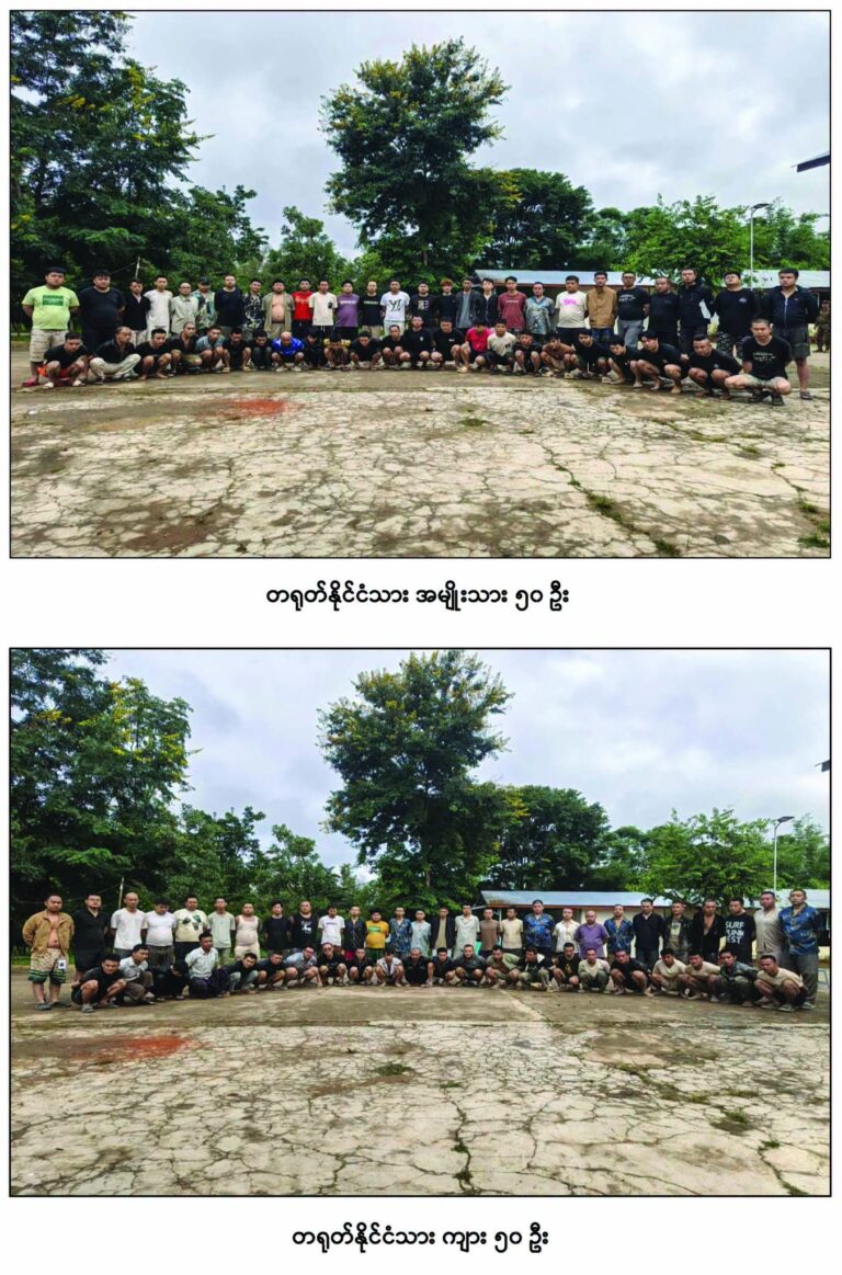 ကျိုင်းတုံတွင် တရုတ် ၁၄၄ ဦး ပါဝင်သည့် ကျားဖြန့်ဂိုဏ်းကို ဖမ်းဆီး