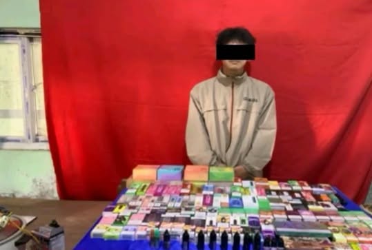 တောင်ကြီးတွင် Vape ပစ္စည်းများ ရောင်းချသူတစ်ဦး ဖမ်းခံရ
