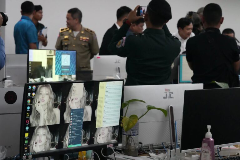 ပြည်တွင်းရှိ အွန်လိုင်းငွေလိမ်စခန်းများကို အမြစ်ဖြတ်ရှင်းလင်းလိုက်ပြီဟု ကမ္ဘောဒီးယား ကြေညာ