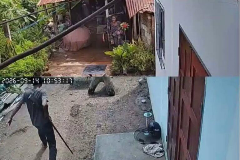 အရက် အတူဆက်မသောက်ဘဲ ပြန်သွားသူကို ဒေါသထွက်ပြီး အိမ်အထိလိုက်ကာ သေနတ်ဖြင့် ခြိမ်းခြောက်